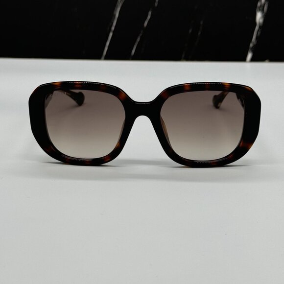NEW GUCCI GG1557SK 002 WOMEN SUNGLASSES SQUARE GUCCI HAVANA BROWN EYEWEAR - Picture 4 of 12